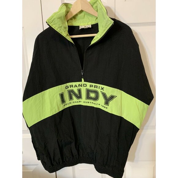 Vintage Dalkyo Gold Coast Australia 1992 Grand Prix Indy‎ Windbreaker Jacket XL